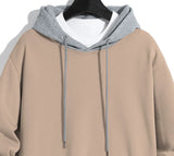 Riolio Men's Solid Color Hooded Hoodie Light Fleece Hoodie Long Sleeve Hooded Sports Hoodie