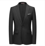 Riolio Mens Stylish Colorful Slim Fit Casual Blazer Jacket Green Purple Black Yellow Wedding Prom Formal Suit Coats For Men