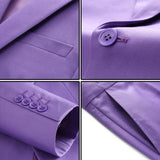 Riolio  M-6XL Double Vent Mens Suit ( Blazer+Vest+Pants) Solid Color Formal Office Business Suit Three-piece Groom's Wedding Dress Party
