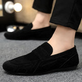 Riolio  Hot selling plus size men's casual single shoes breathable one foot lazy shoes soft soled driving shoes
