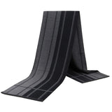 Riolio  Men Scarf For Man Winter Copy Cashmere Shawl Luxury Brand Scarf Soft Keep Warm Outdoor Grey Knit Neckerchief Men Shawl Wrap Gift