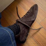 Riolio  Flat Bottomed Leisure Trendy Commuting German Training Shoes for Men New Retro Hiking Barefoot Sports Jogging Shoes