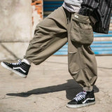 Riolio  Harajuku Y2k Baggy Cargo Pants Joggers Streetwear Ankle-Length Casual Harem Long Trousers Men Wide Leg Oversize New