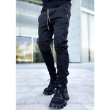 Riolio Spring And Autumn Cargo Pants Men's Fashion Brand Elastic Multi-bag Reflective Straight Leg Sports Fitness Casual Pants