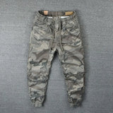 Riolio  Men's Cargo Pants Camouflage Trekking Male Trousers Camo Casual Street Y2k Nylon Korean Style Cheap Slacks Emo Baggy Long Cotton