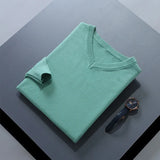Riolio  Men Cashmere Sweater Autumn Winter Soft Warm Jersey Jumper  Pull Homme Hiver Pullover V-Neck Knitted Sweaters