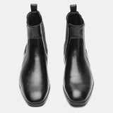 Riolio Chelsea Boots Men Brand Comfortable Fashion Leather Men Boots