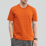 Riolio  100% Cotton High Quality Men's T-Shirt Solid Color Classic Timeless Simple Style Fashion Tops Versatile Unisex Kids Daily Tees