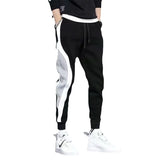 Riolio Men's Sports Pants Spring Autumn Male Loose Fitting Leggings Patchwork Running Training Casual Pants Fashion Outfit Trousers