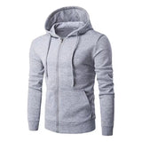 Riolio Autumn Men Sweatshirts Long Sleeve Jacket Hoodie Zipper Closure Jacket Male Hoodies Sweatshirt Slim Fit Male Clothing
