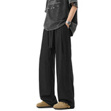 Riolio  Drapey Men's Trousers New Spring/summer Loose Straight-leg Casual High-waisted Wide-leg Pants