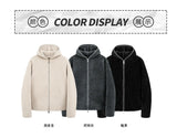 Riolio Autumn Sweaters New Cardigan Men's Winter Hooded Knitted Sweater Men's Lazy Style Line Jacket Loose Base Outdoor Pullover Top