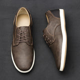 Riolio Men Shoes Fashion Comfortable 2024 Brand Casual Shoes Leather Men