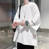 Riolio High-end Sensible Men's T-shirt Short Sleeves Ice Silk Stylish Design American Style Quarter Sleeve Summer Cool T-shirt