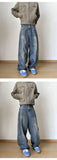 Riolio  Streetwear Loose Jeans Men 2025 New Korean Style Fashion Loose Straight Wide Leg Pants  Men's Brand Clothing baggy jeans hot
