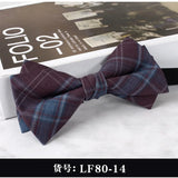 Riolio  2PCS Neck Tie Set 8CM Top Cotton Floral Printed Necktie Fashion Block Flower Suit Ties For Men Shirt Handkerchief Wedding Cravat