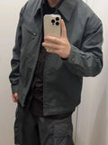 Riolio Spring New Arrival ex Vintage Denim Jaet Detroit Retro Outerwear Breathable Long Sve Zipper Closure Casual Coat