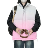 Riolio  New Style Cotton Fashion Trendy Versatile High-quality Comfortable Cool Vest Men's Gradient Vest Outdoor Sports Vest Jacket