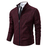 Riolio New fashion men's knitted sweater cardigan Joker comfortable warm casual coat
