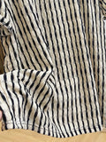 Riolio  Streetwear Fashion Mens T Shirts Striped Textured Breathable Loose T-shirt For Men Summer New Casual Crew Neck Short Sleeve Tees