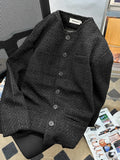 Riolio Casual Loose Long Sve Jaet Men's Sle Vintage Hong Kong Spring Autumn American Loose Casual Match All Retro Fraance Wind