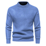 Riolio 5 Styles Autumn and Winter New Men's Sweaters Warm and Skin-friendly Elastic Sweaters Pullover Knit Sweater