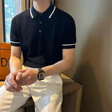 Riolio  Men's Summer Casual Fashion Polo Shirt is Versatile and Suitable for Any Occasion with Lightweight and Breathable Fabric