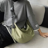 Riolio  Men's and women's shoulder bag leisure student bag high quality Oxford women's messenger bag waterproof outdoor fitness bag