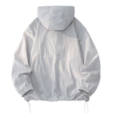 Riolio  Spring Summer Men Light Jackets Outdoor Quick Dry Men Sun Screen Hooded Coats Men Sports Breathable Cargo Jackets