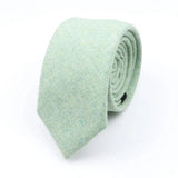 Riolio  Winter Men's 7cm Woven Daily Tie Casual Classic Solid Color Thick Necktie Business Offical Wedding Party Accessories Gifts