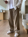 Riolio Korean Style High-end Straight-leg Casual Pants Men's Spring Summer Loose Trousers American 2025 New Trendy Wide-leg Pants Chic