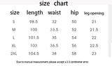 Riolio  Straight Leg Jeans Elastic Waist 2025 New Patchwork Design Utility Cargo Pants Men Big Side Pockets Autumn Workwear Trousers