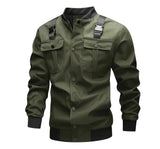 Riolio  Spring Autumn Men's Camo Bomber Jackets Fashion Men MA-1 Pilot Baseball Uniform Coats Mens Sports Windbreaker Jacket Clothing