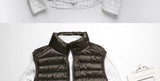 Riolio Coat Ultralight Sleeveless Puffer Vest Jacket Ultra Thin Warm Lightweight Down Jacket Waistcoat Winter Men Duck Down Vest Coats