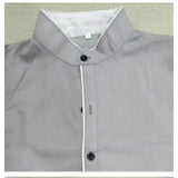 Riolio Men's Spring New Solid Color Simple Casual Korean Version Slim Fit Long Sleeve Shirt