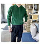 Riolio New Japanese Leisure Men's Hooded Sweater Trendy Harajuku Preppy Style Long Sleeve Hoodies Autumn Casual Vintage Warmth Knitwear