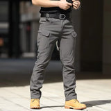 Riolio  Men Casual Cargo Pants New Male Summer Tactical Wear Resist Quick Dry Outdoor Trousers Multi Pockets Hike Work Trousers