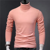 Riolio Man Thermal Turtleneck Casual Sleepwear Shirt S-2XL Sleeve Long Slim Coat 5colors Basic Sweater Bottom Winter