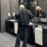 Riolio  Summer high street men and women trendy personality straight tube deconstruction design micro horn loose couple casual pants y2k