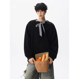 Riolio  hoodie Men Solid Color Round Neck Sweatshirt Long Sleeve Pullover Soft Comfortable Crewneck Sweatshirt For Autumn Casual Wear