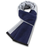 Riolio  Men Scarf For Man Winter Copy Cashmere Shawl Luxury Brand Scarf Soft Keep Warm Outdoor Grey Knit Neckerchief Men Shawl Wrap Gift