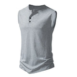 Riolio Men's Casual Tank Tops Sleeveless V Neck T Shirts Gym Shirts for Workout Summer Beach Tanks