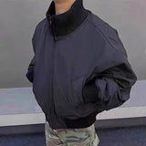 Riolio  American Retro Winter Bomber Jackets for Men Classic Short Padding Jackets Coats Fashion Men's Parkas Men Winter Clothing