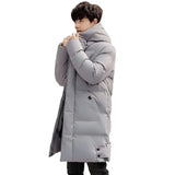 Riolio Male Windproof Fashion Mens Plus Size Parka Winter Parka Warm Outerwear Thicken Puffer Coat Men's Winter Brand Thick Men Parkas