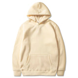 Riolio Men's and Women's Solid Color Pocket Hoodies Sports Fitness Sweatshirts Fashionable Casual Pullovers Multi Color