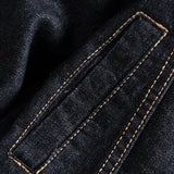 Riolio Autumn New High-end Brand Male Fashion Boutique Blue Slim Casual Denim Jacket Trendy Thin Mens Denim Coat Cowboy