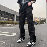 Riolio  Man Cotton Casual Cargo Pants for Men Wide Street Techwear Fashion Cheapest Luxury Cheap Harajuku Loose Designer Emo