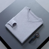 Riolio  Men Cashmere Sweater Autumn Winter Soft Warm Jersey Jumper  Pull Homme Hiver Pullover V-Neck Knitted Sweaters