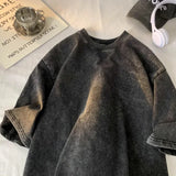 Riolio swag outfits men Quality Oversized Acid Washed Y2K T Shirt Women Vintage T-shirts Streetwear Mineral Wash Tee Shirts Girl Loose Luxury Brand Tops