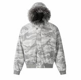 Riolio winter fits men 2025 Hip-hop Trendy Streetwear Bomber Jacket High Street Retro Camouflage Fur Collar Parkas Men Harajuku Casual Loose Warm Coat